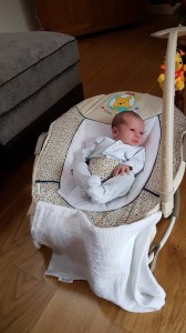 Baby Jack Baker at home