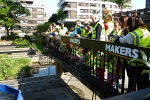 Hampden Gurney School attend Water Gardens Site