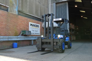 Dicko Forklift of the yard