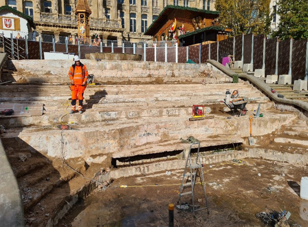 concrete repairs Victoria Square Birmingham