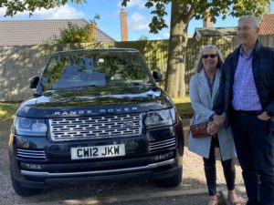 John and Carol at retirement celebrations