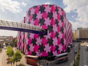 Selfridges Building Birmingham Wrapped