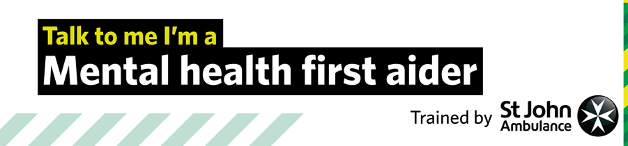 Mental Health First Aider banner