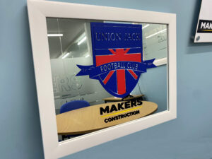 Makers plaque as thank you for sponsorship