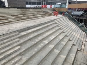 Waterproofing steps of the Orbital Shopping Centre Swindon