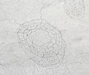 Blisters on top deck of car park