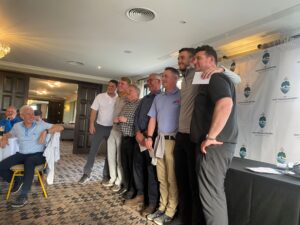Winning team of round of golf