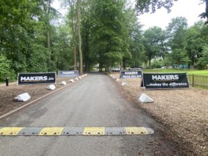 Headline sponsors at the Blood Bikes Charity Golf Day held at Branston Golf & Country Club