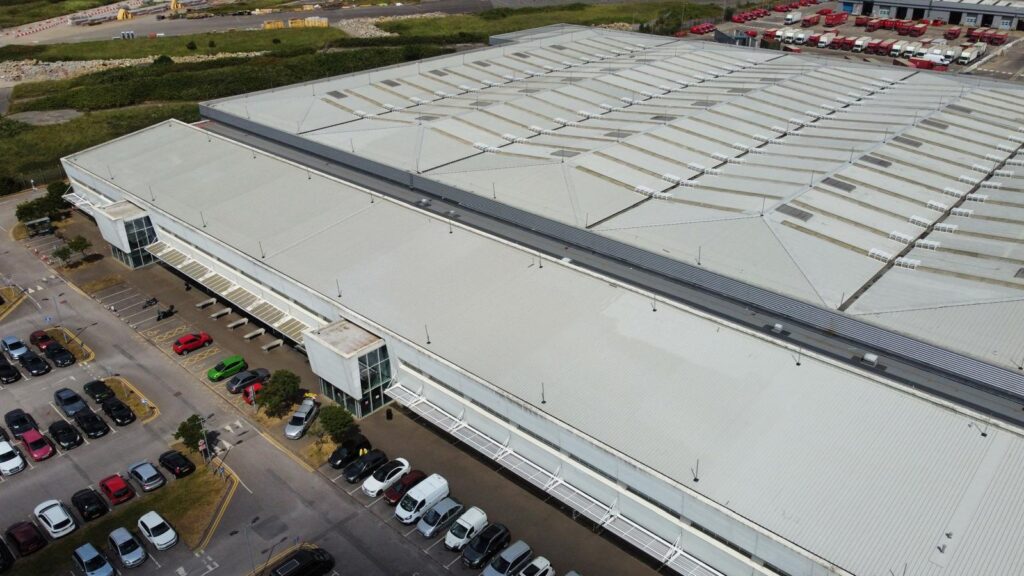 Royal Mail Sorting Office Bristol Arial View