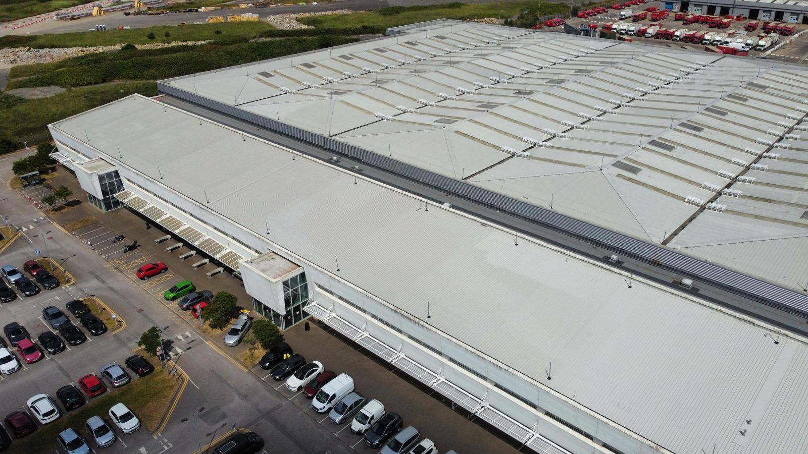 Royal Mail Sorting Office Bristol Arial View