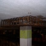 Frog Lane Multi Storey Car Park Lichfield - refurbished columns