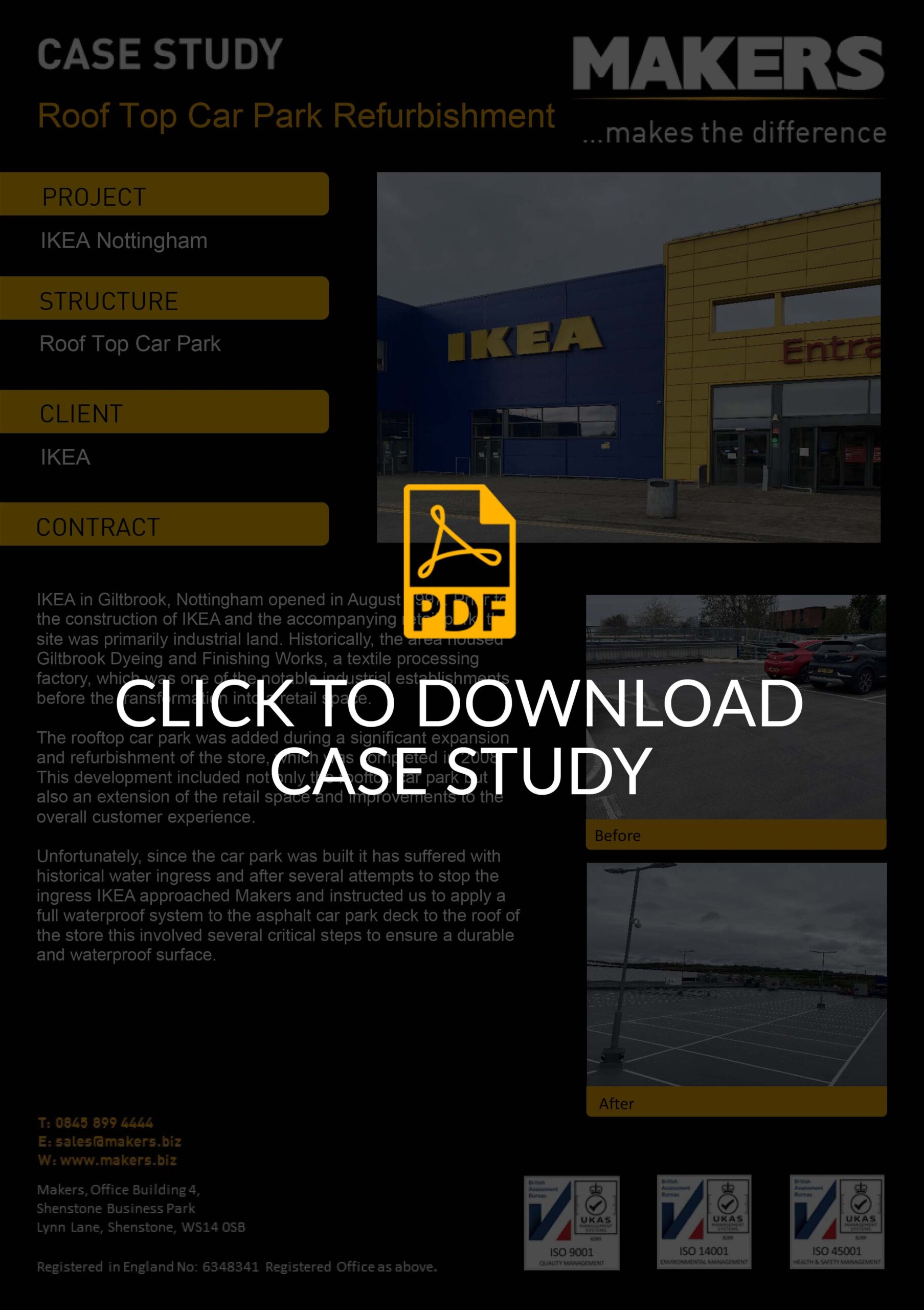 Ikea Nottingham Roof Top Car Park Case Study
