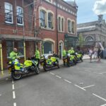 Police at Manchester Marathon