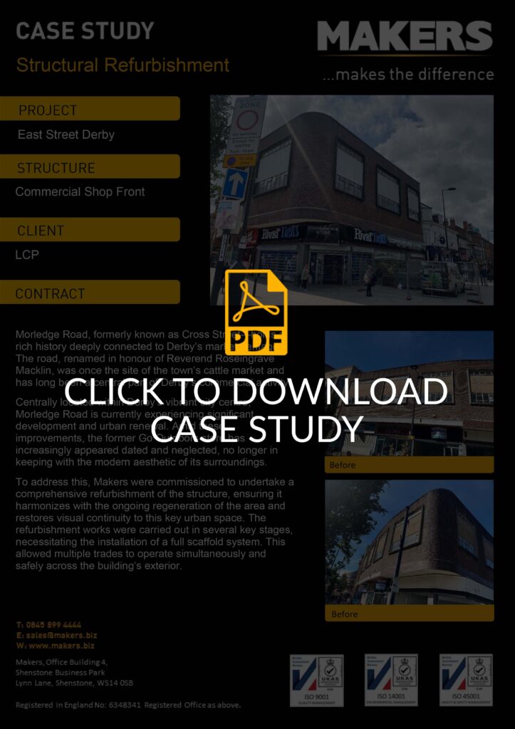 East Street Derby Commercial Structural Refurbishment