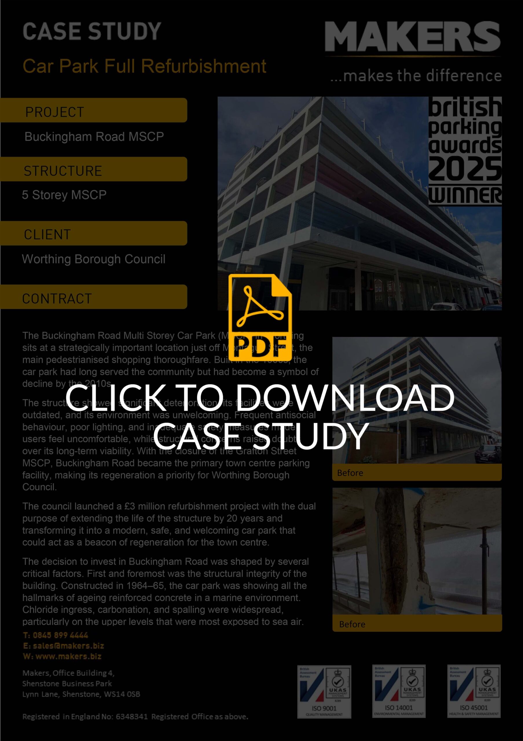 Buckingham Road MSCP Car Park Refurbishment