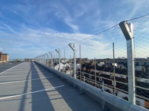 Buckingham Road Top Deck Anti Suicide Fencing