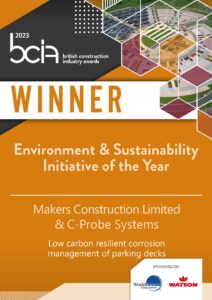 Omni Centre Car Park BCIA Award for Environment & Sustainability Initiative 2023