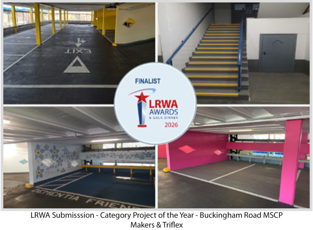 Buckingham Road MSCP listed as finalist in Project of the Year category in the 2026 LRWA Awards