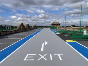image of Freshney Place Shopping Centre Car Park Refurbished top deck