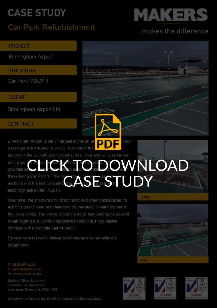 Birmingham Airport Car Park Refurbishment Case Study