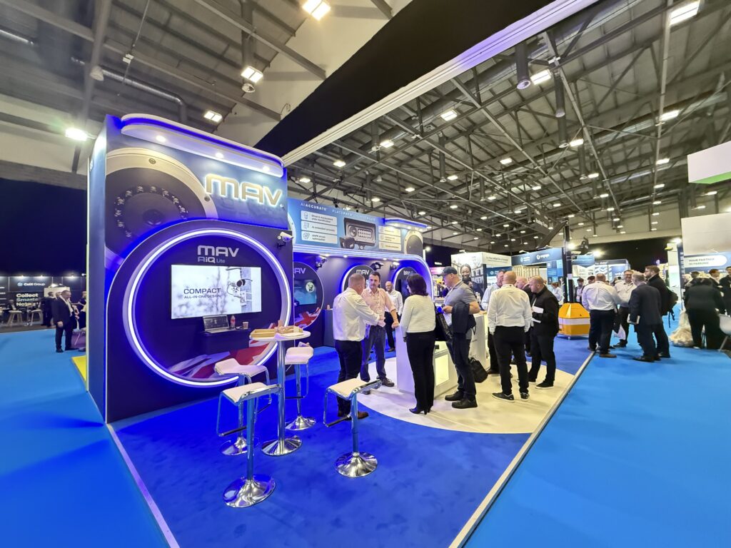 Exhibition stand at the Parkex Exhibition in Coventry