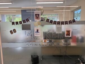 Office decorated for Stuarts 60th Birthday