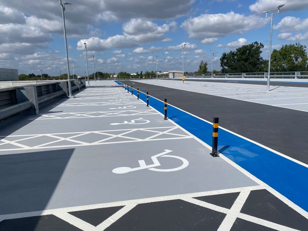 TESCO DC Daventry car park refurbishment by Makers Construction