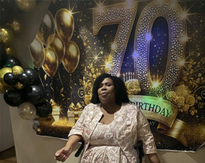 Yvonne celebrates her 70th Birthday