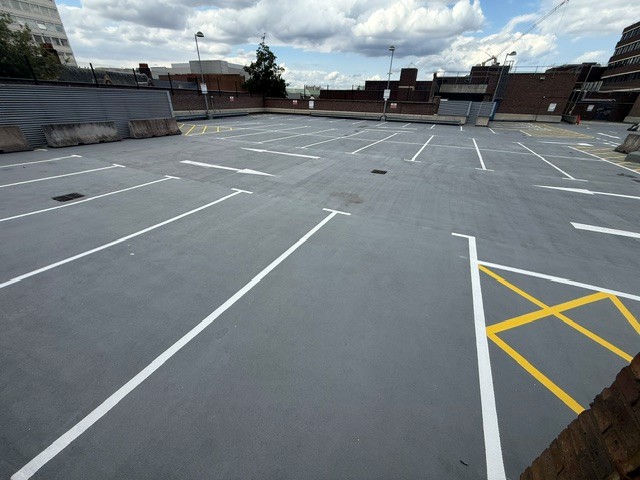 Completed Car Park Refurbishment of Times Square MSCP